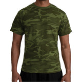 Green Jungle Camouflage Military T-Shirt