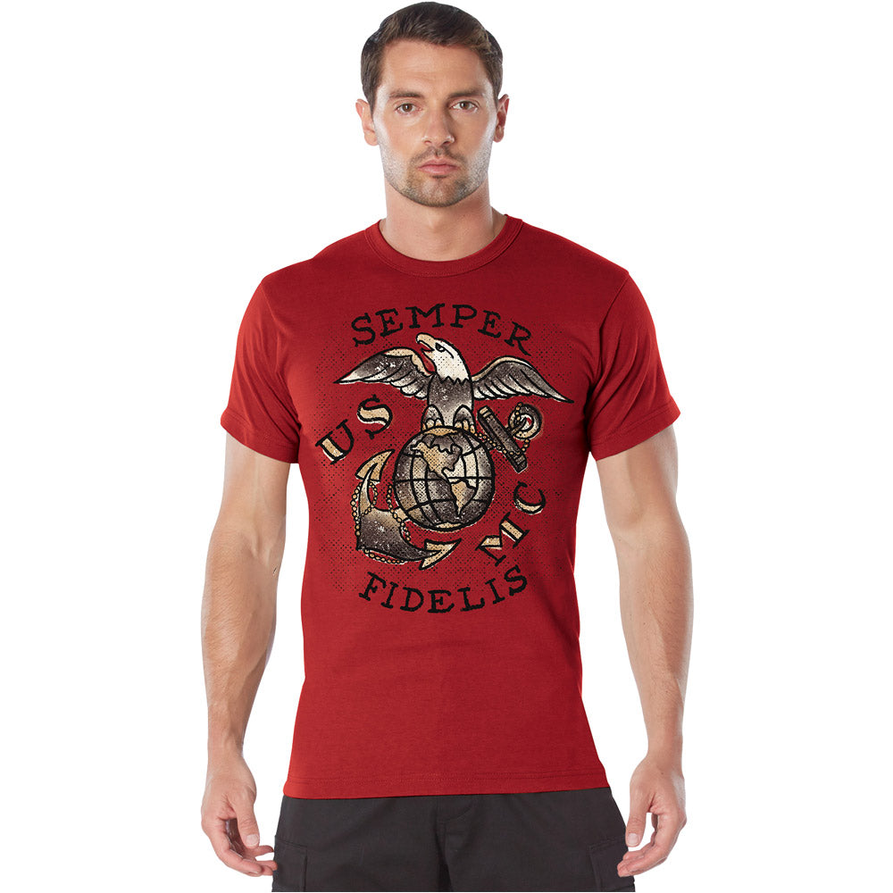 Rothco USMC Semper Fidelis Graphic T-Shirt