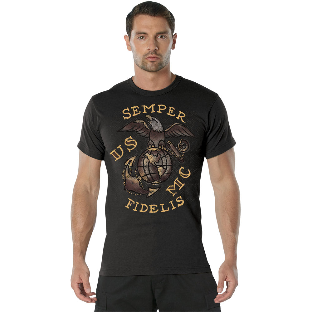 Rothco USMC Semper Fidelis Graphic T-Shirt