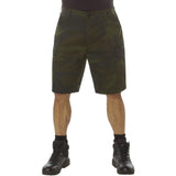 Midnight Woodland Camo Military Cargo Shorts