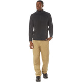 Rothco Quarter Zip Grid Fleece Pullover Shirt