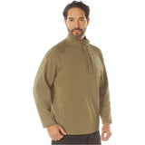 Rothco Quarter Zip Grid Fleece Pullover Shirt