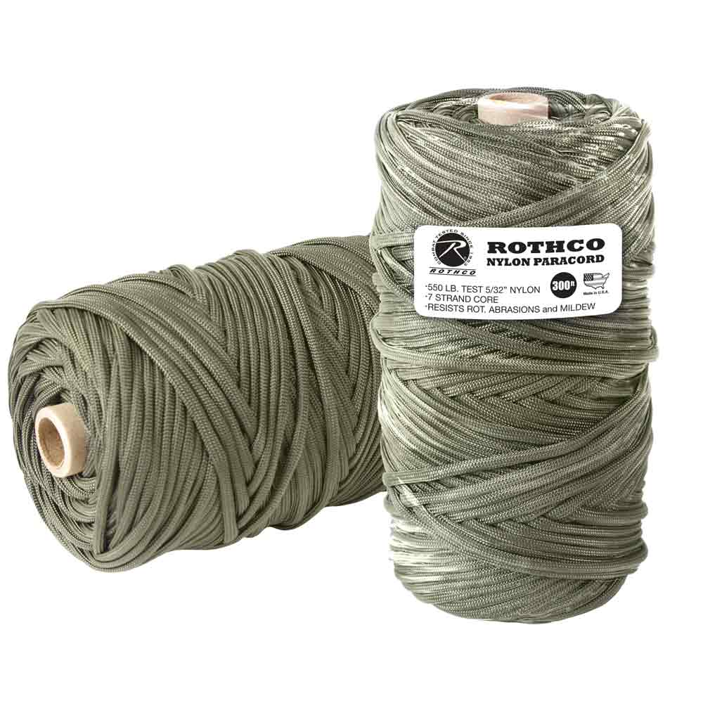 USA Made Nylon 550 Paracord - 300 Feet