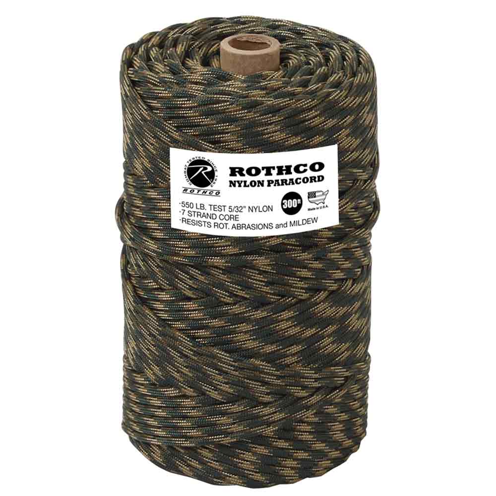 USA Made Nylon 550 Paracord - 300 Feet