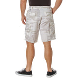 Men's White Camouflage BDU Shorts