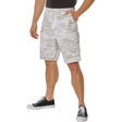 Men's White Camouflage BDU Shorts