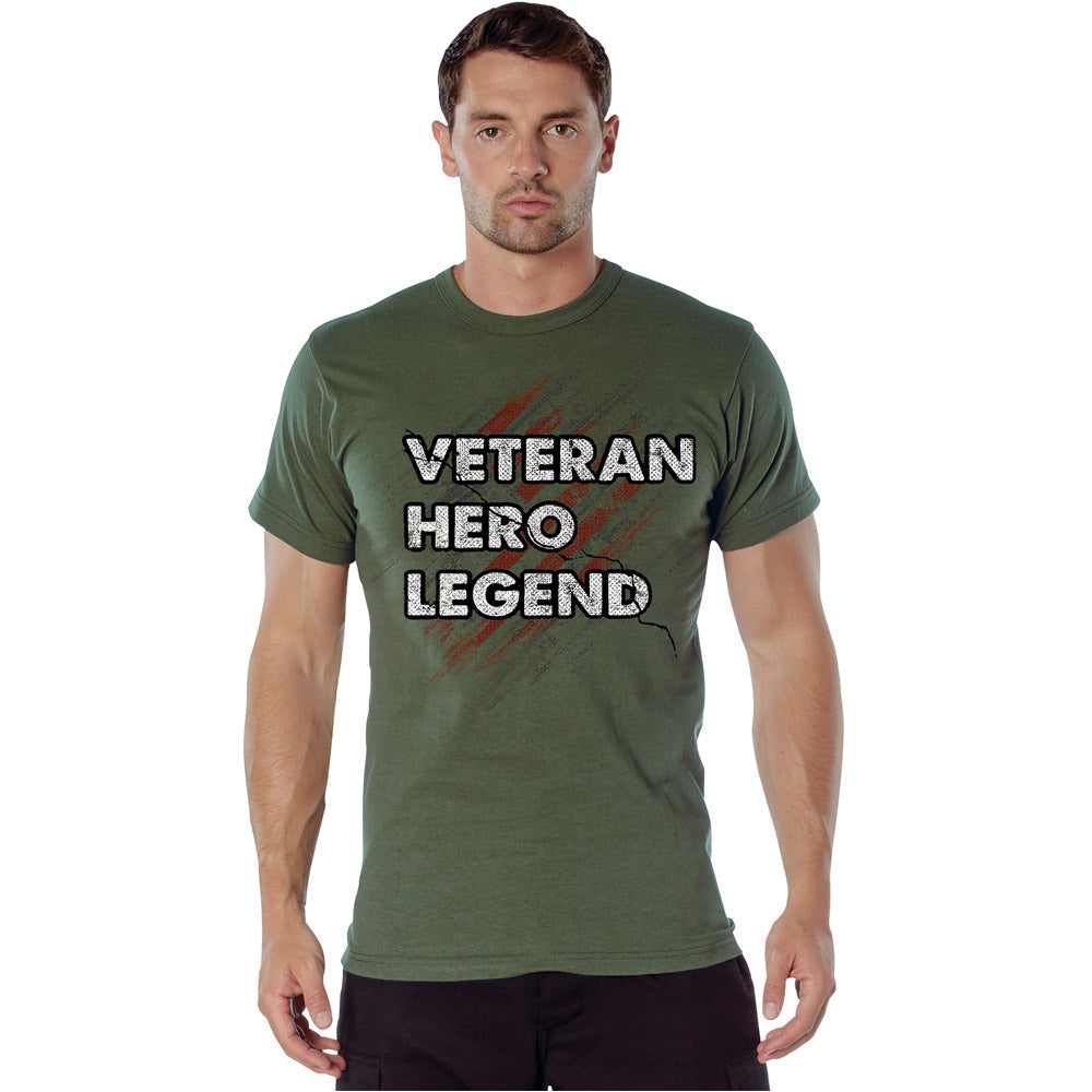 Rothco Veteran Hero Legend Graphic T-Shirt