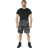 Men's Black Camouflage BDU Shorts