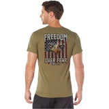 Rothco Freedom Over Fear American Patriot T-Shirt