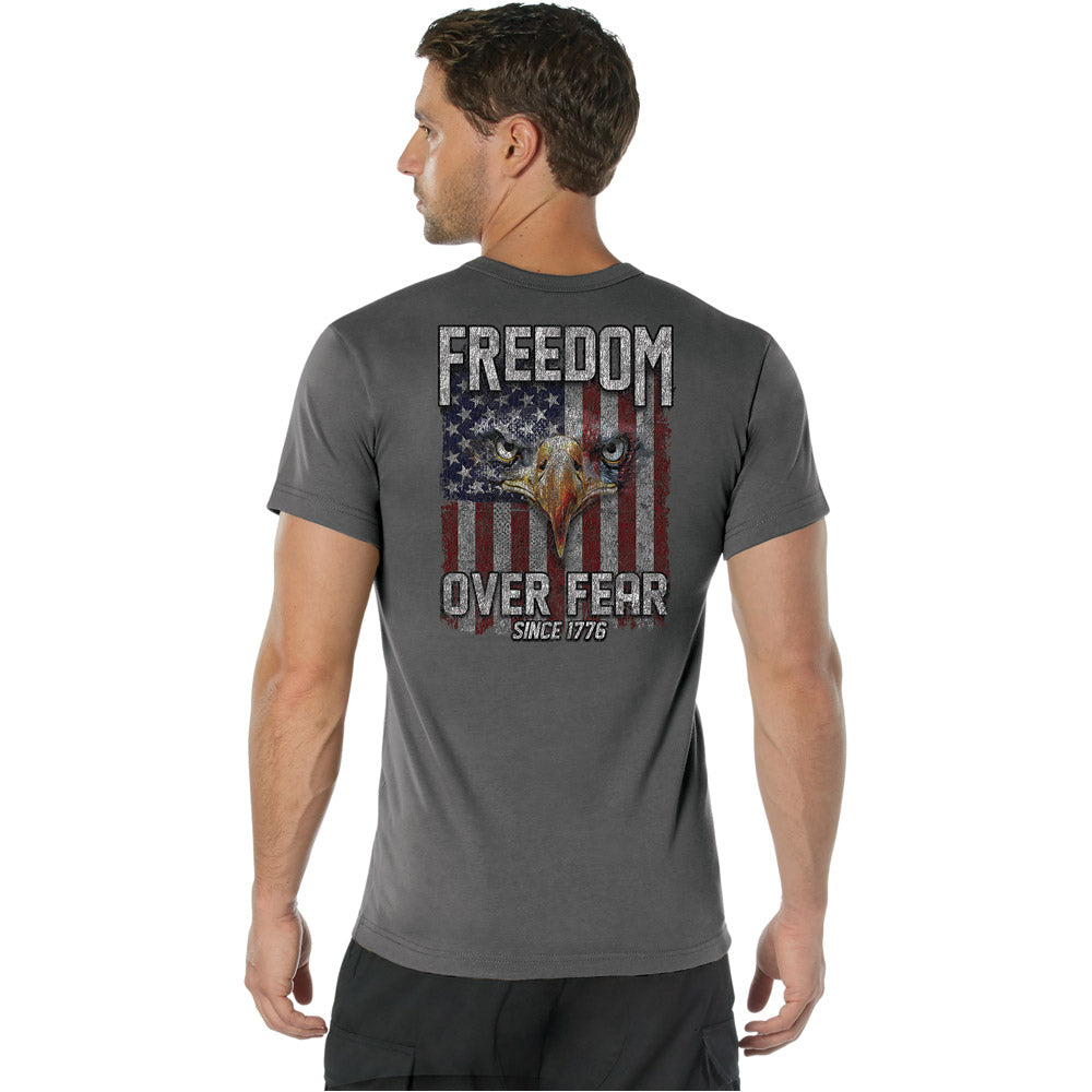 Rothco Freedom Over Fear American Patriot T-Shirt