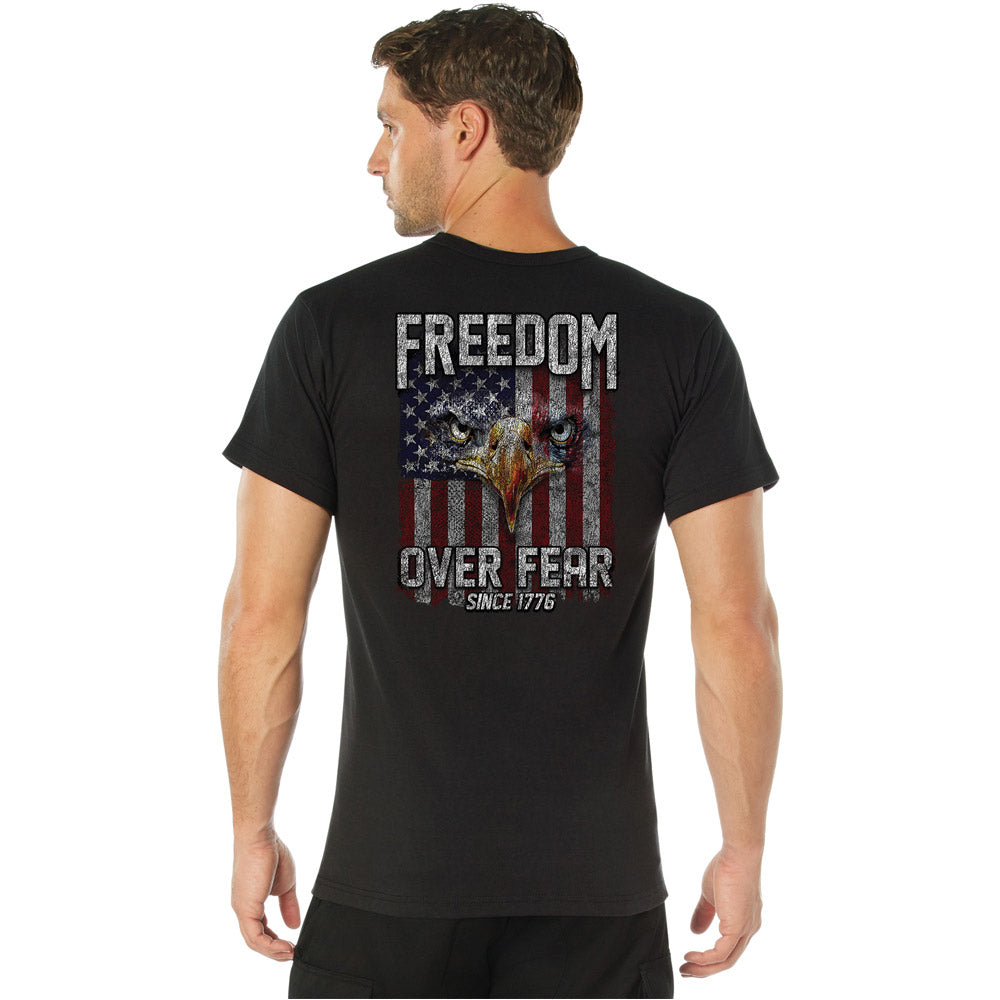 Rothco Freedom Over Fear American Patriot T-Shirt