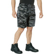 Men's Black Camouflage BDU Shorts