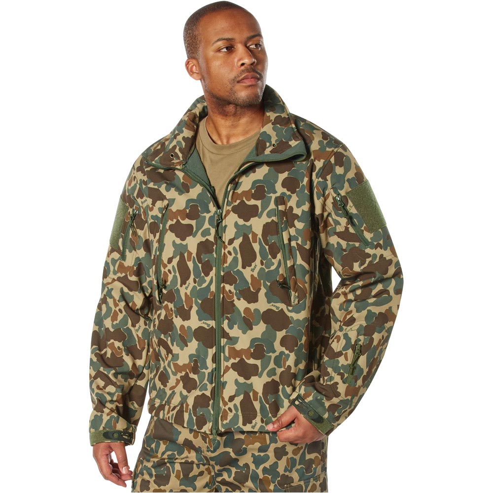 Ｔ・A★F.C.R.B. CAMOUFLAGE TEAM JACKET Rothco Fred Bear Camo Special Ops Soft Shell Jacket