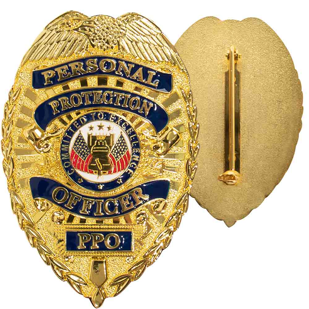 Personal Protection Officer Shield Badge