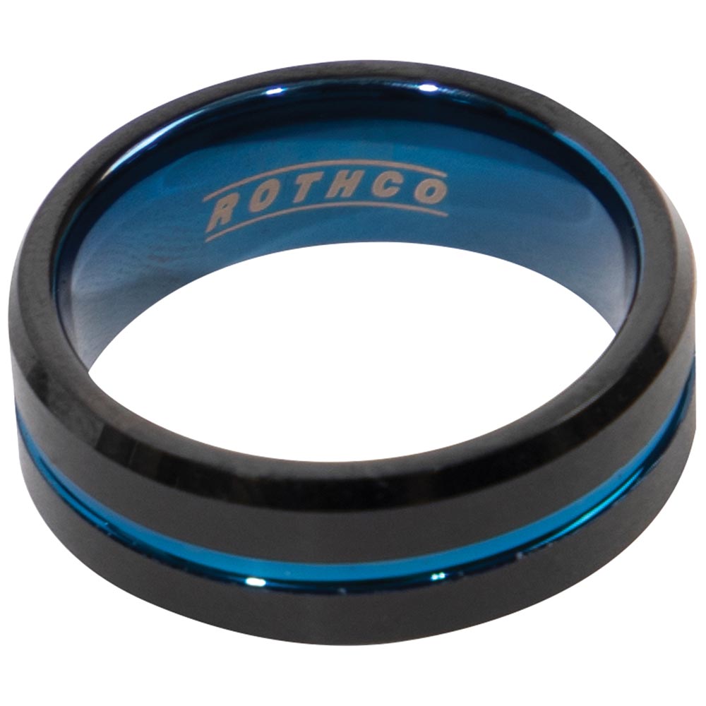 Thin Blue Line Police 8mm Tungsten Ring