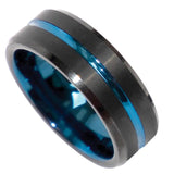 Thin Blue Line Police 8mm Tungsten Ring