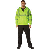 Rothco Hi-Vis Green Men's Performance Zip Hoodie