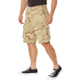 Vintage Tri-Color Desert Camo Cargo Shorts