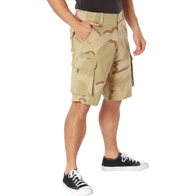 Vintage Tri-Color Desert Camo Cargo Shorts