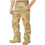 Vintage Tri-Color Desert Camo Paratrooper Cargo Pants