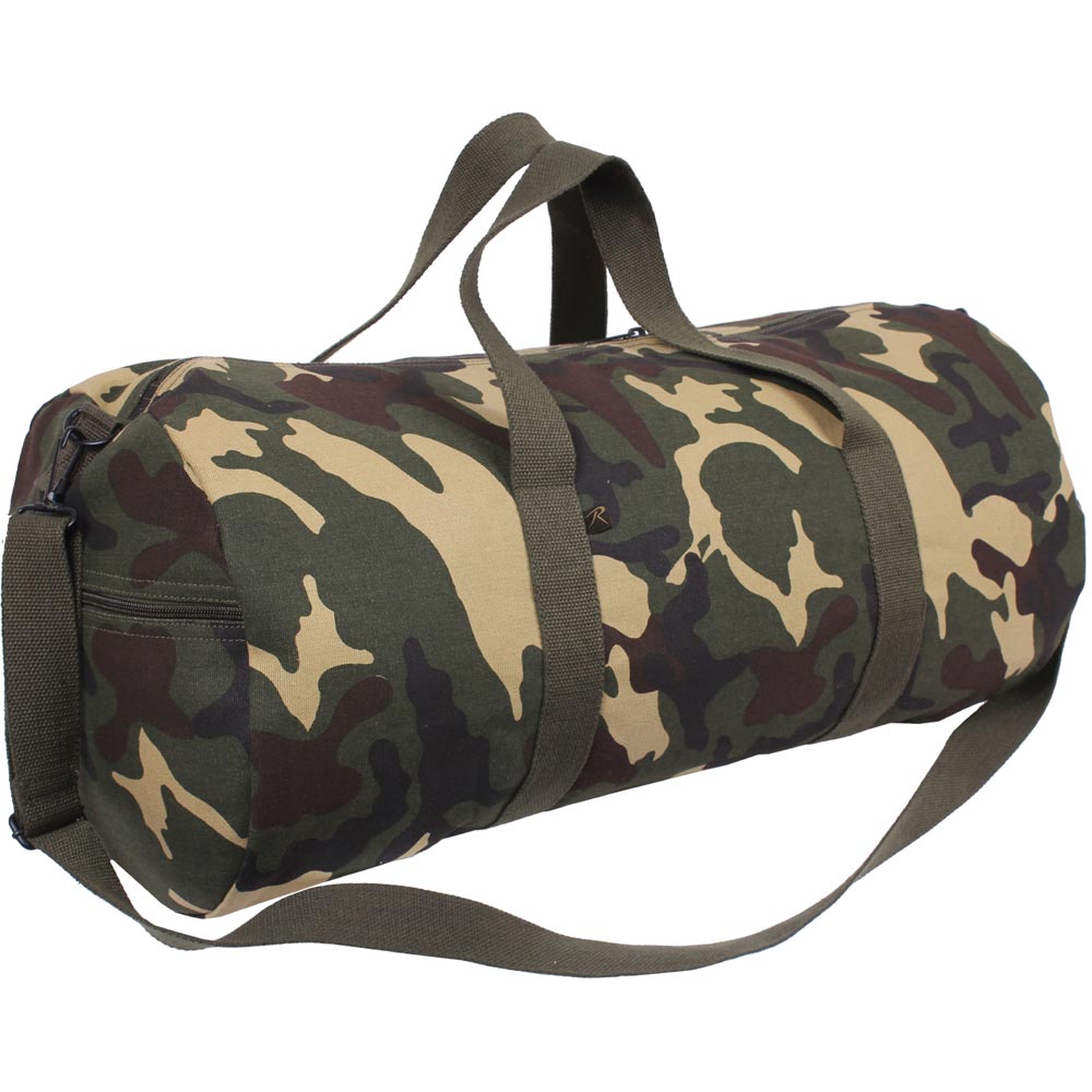 24-Inch Canvas Military Duffle Bag