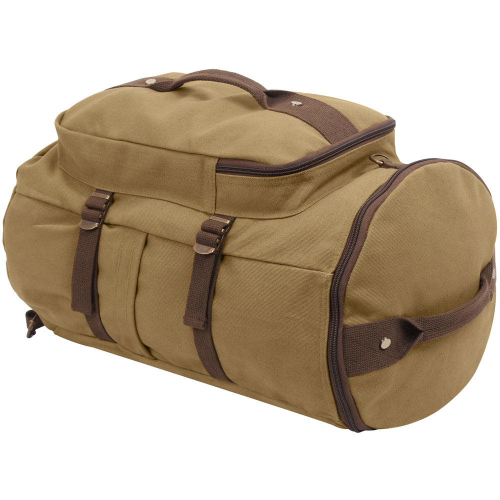 19-Inch Convertible Canvas Duffle Backpack