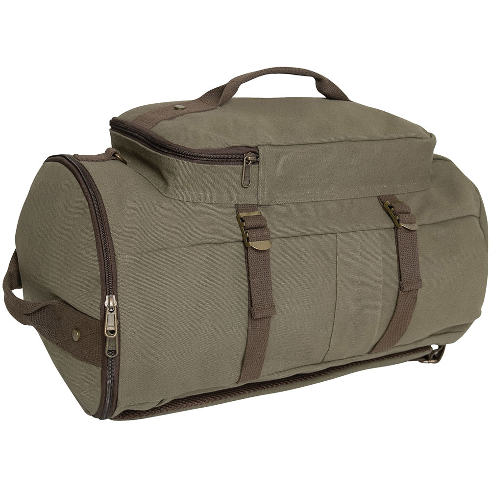 19-Inch Convertible Canvas Duffle Backpack