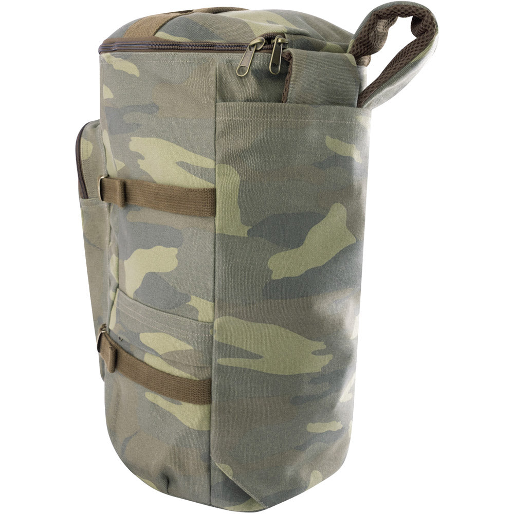 19-Inch Convertible Canvas Duffle Backpack