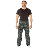 Subdued Urban Digital Vintage Paratrooper Cargo Pants