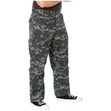 Subdued Urban Digital Vintage Paratrooper Cargo Pants