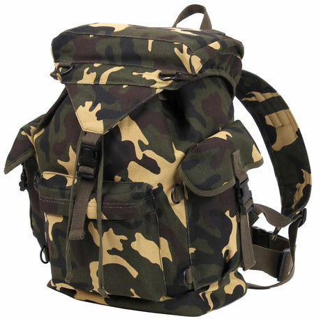 Outdoorsman 19-inch Camouflage Canvas Rucksack