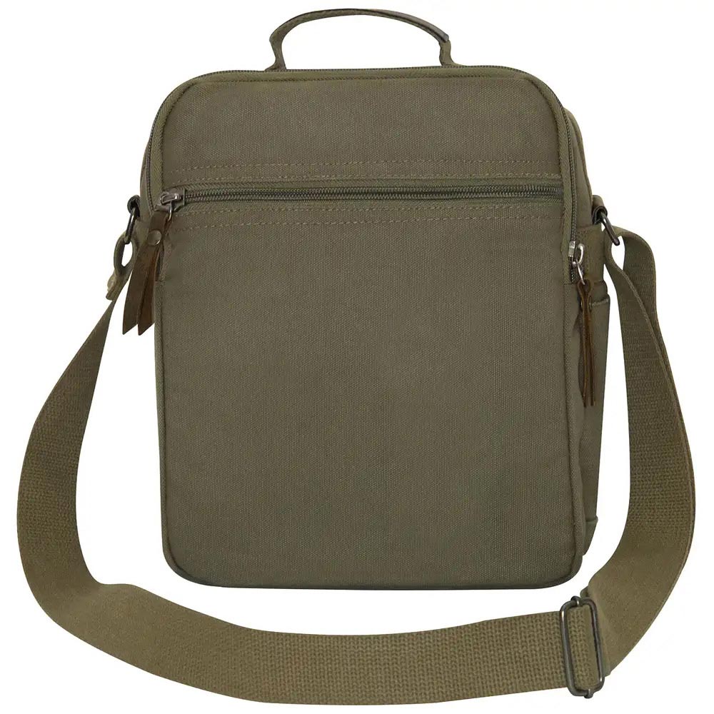 Everyday 11-inch Military Canvas Shoulder Bag