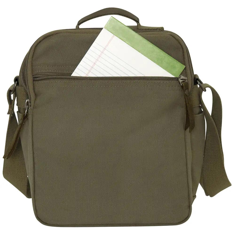 Everyday 11-inch Military Canvas Shoulder Bag