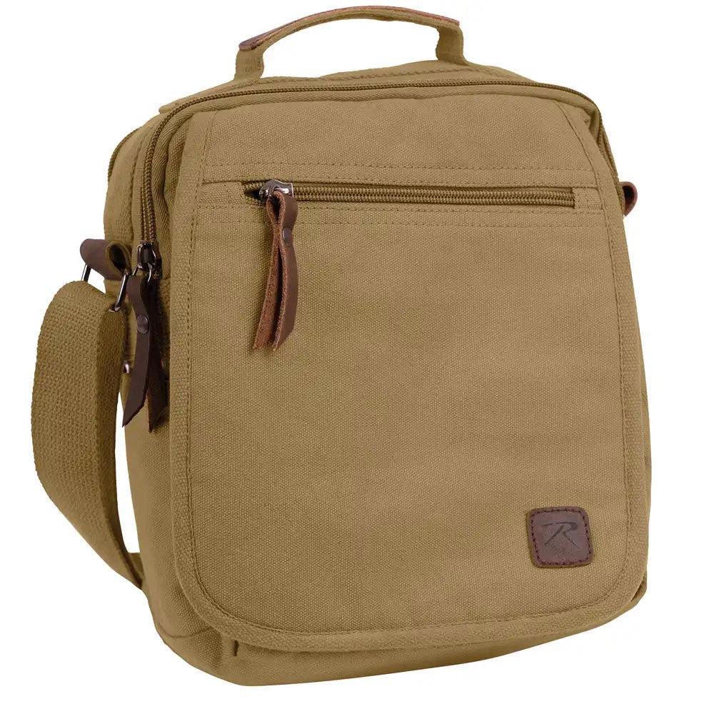 Everyday 11-inch Military Canvas Shoulder Bag