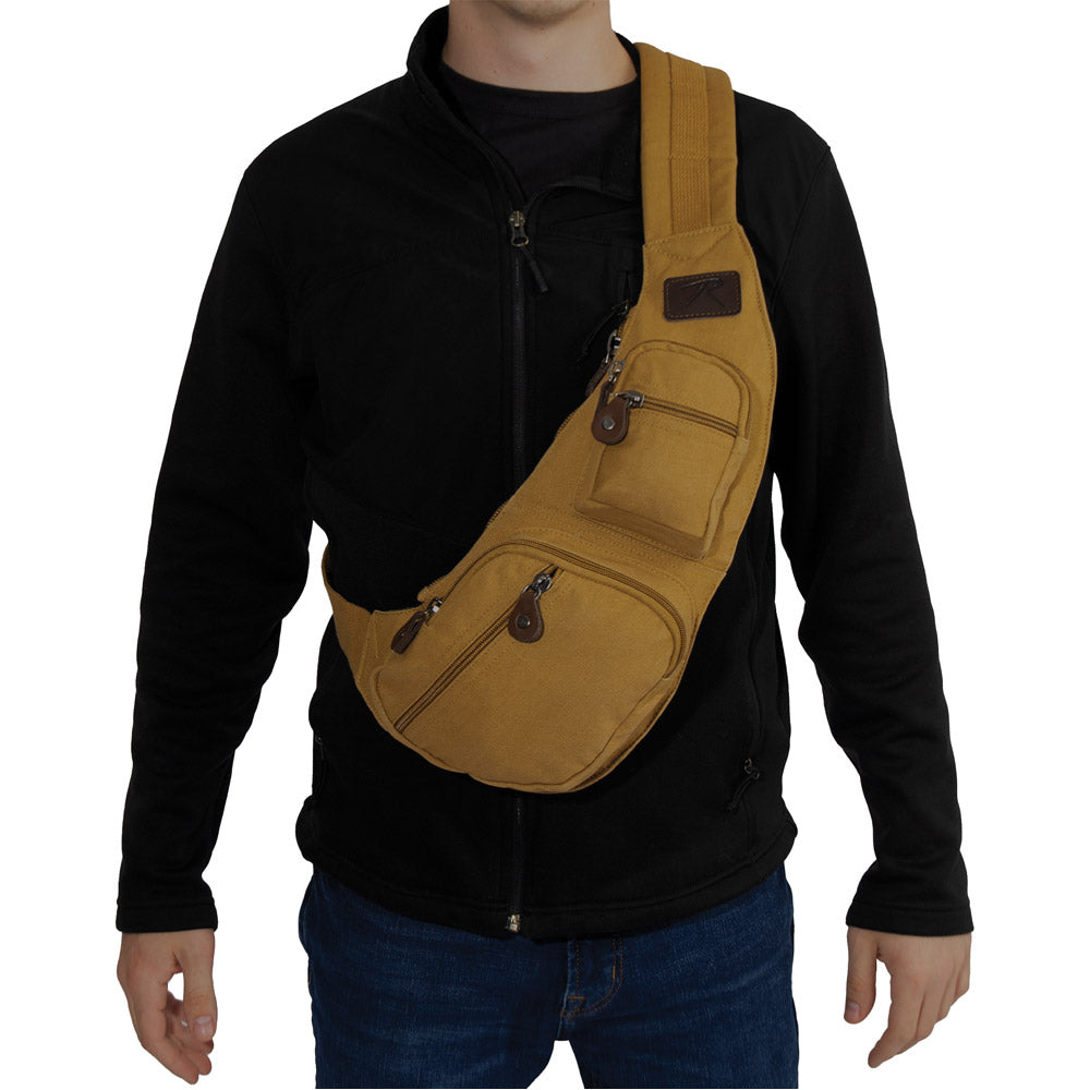 Rothco Canvas Crossbody Sling Bag