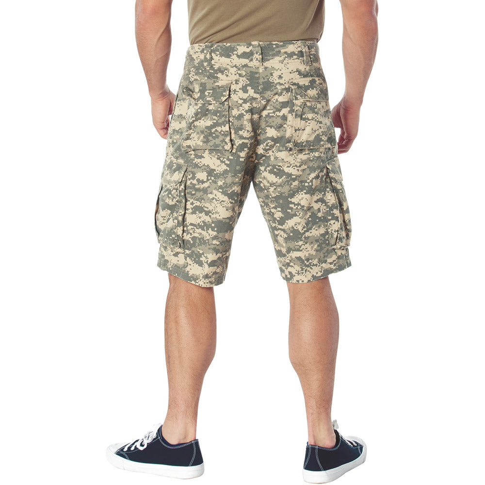 Vintage ACU Digital Camo Military Cargo Shorts