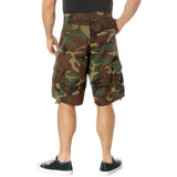 Woodland Camo Vintage Utility Cargo Shorts