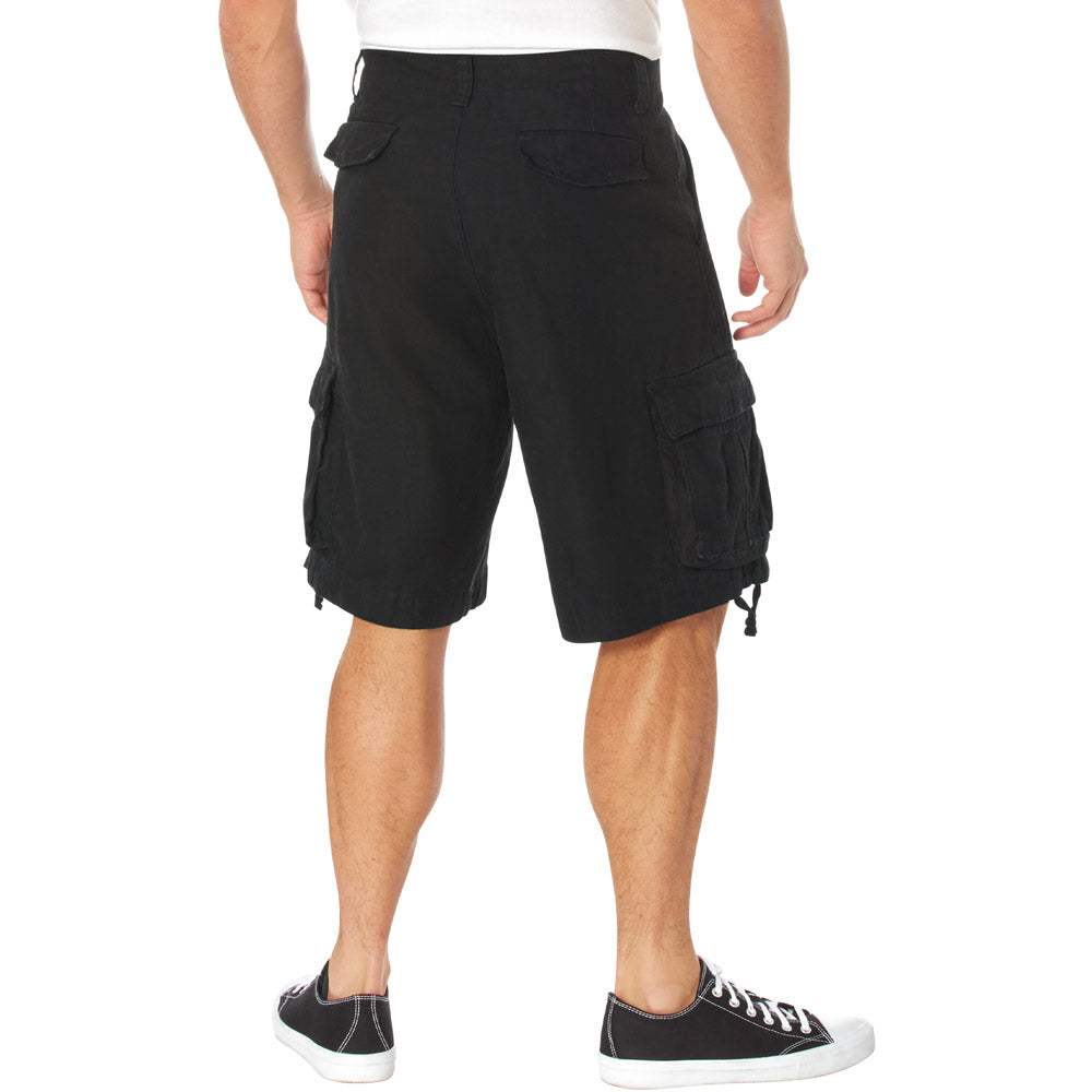 Vintage Black Vintage Utility Cargo Shorts