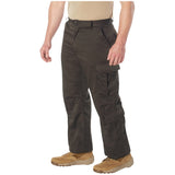 Brown Vintage Paratrooper Cargo Pants