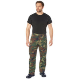 Vintage Woodland Camo Paratrooper Cargo Pants