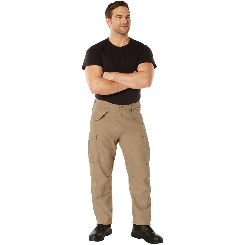 Khaki Vintage M-65 Cargo Pants