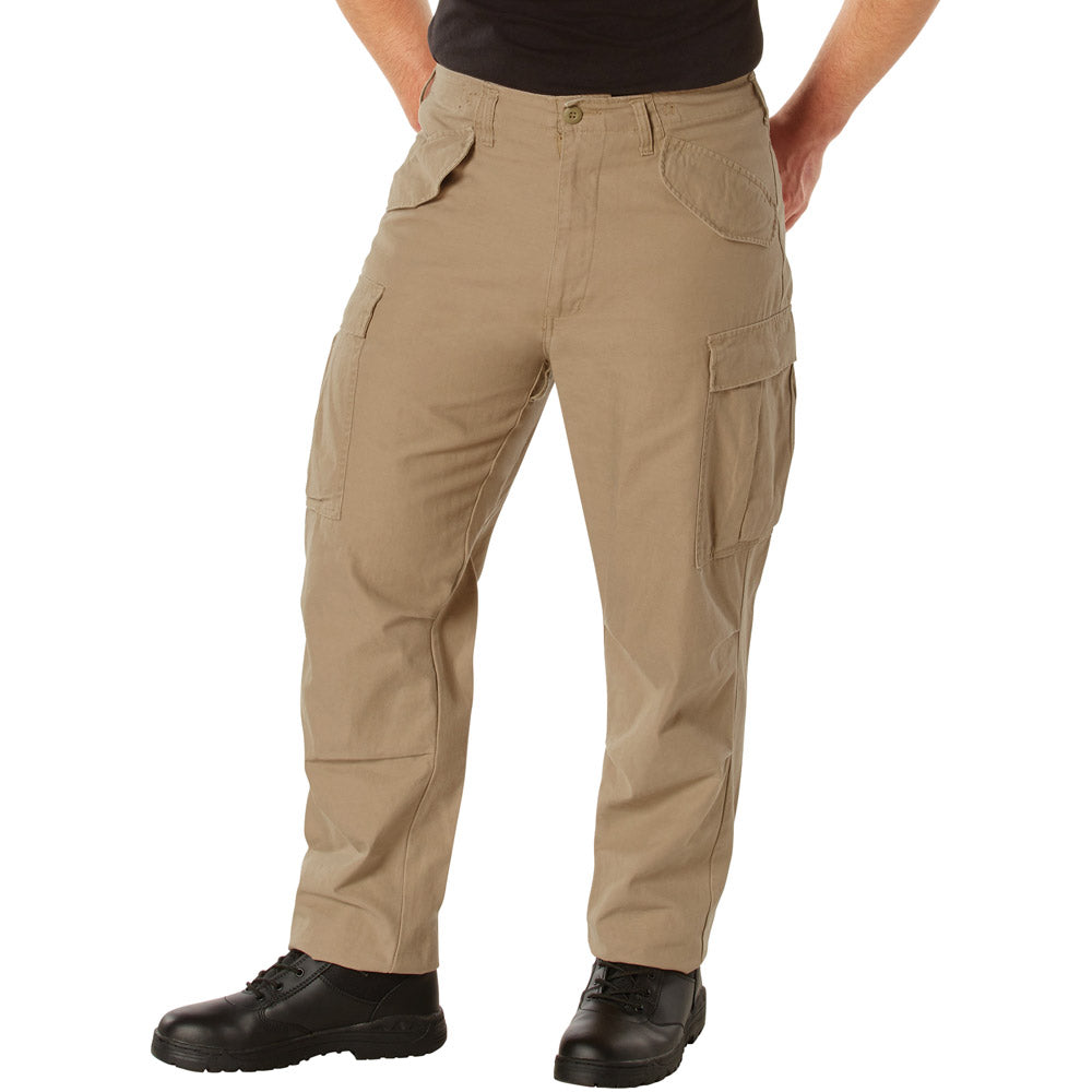 Khaki Vintage M-65 Cargo Pants