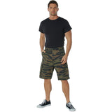 Vintage Tigerstripe Camo Military Paratrooper Cargo Shorts