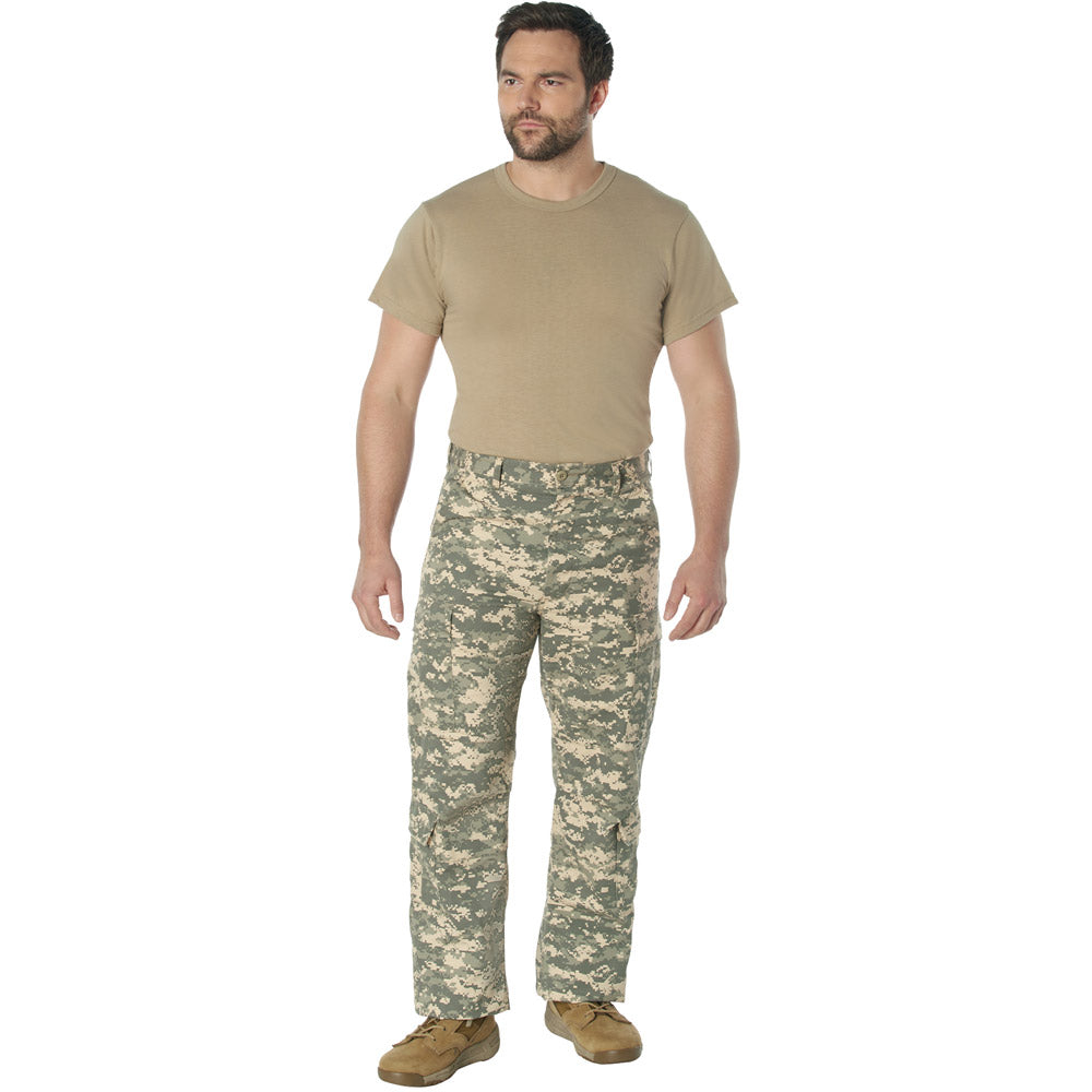 ACU Digital Camouflage Vintage Paratrooper Cargo Pants