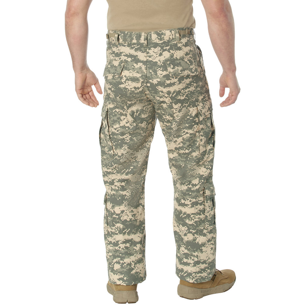 ACU Digital Camouflage Vintage Paratrooper Cargo Pants