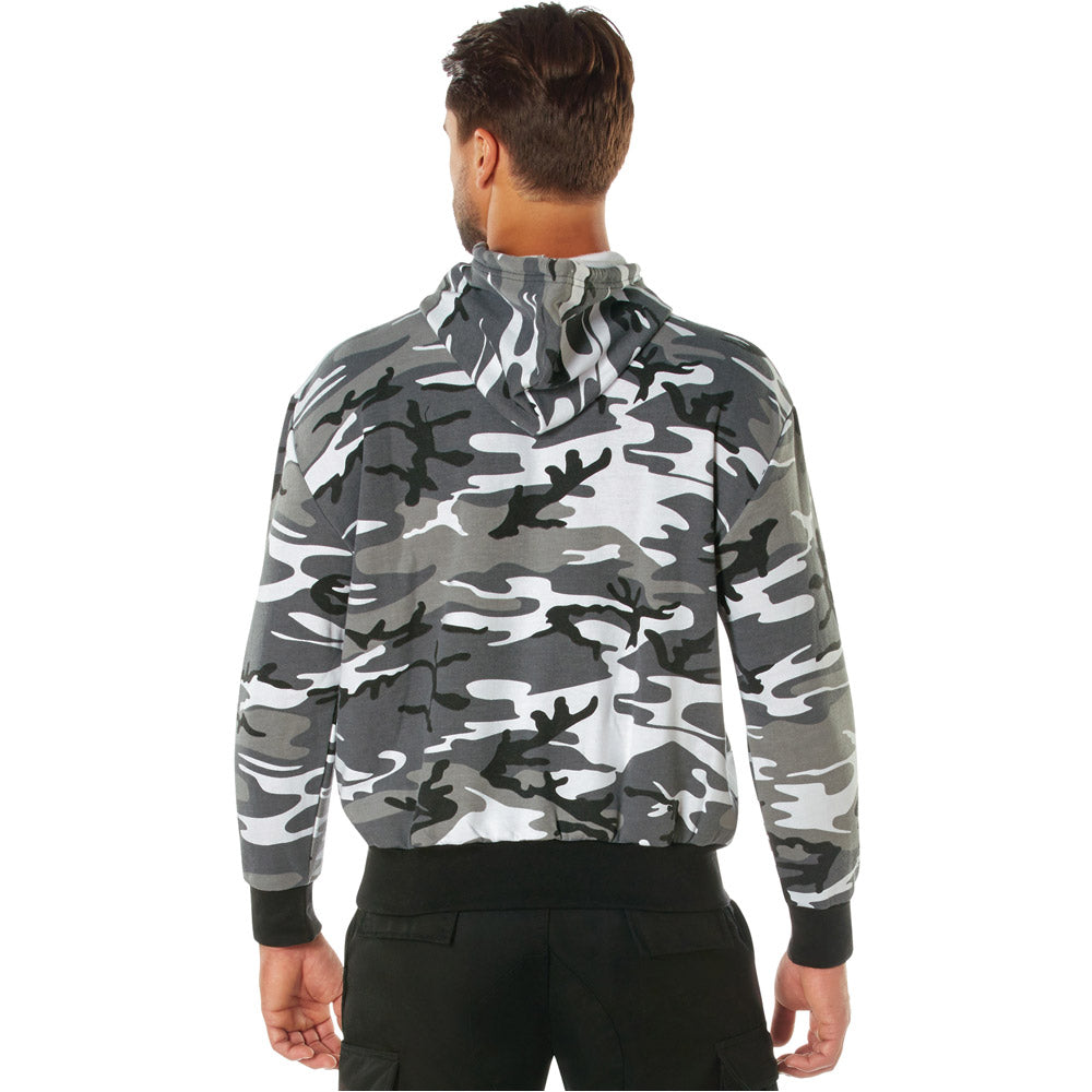 White Camo Pullover Hoodie