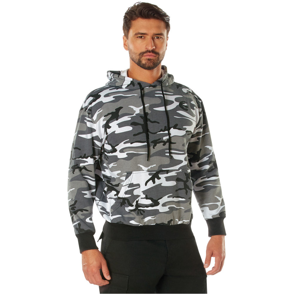 White Camo Pullover Hoodie