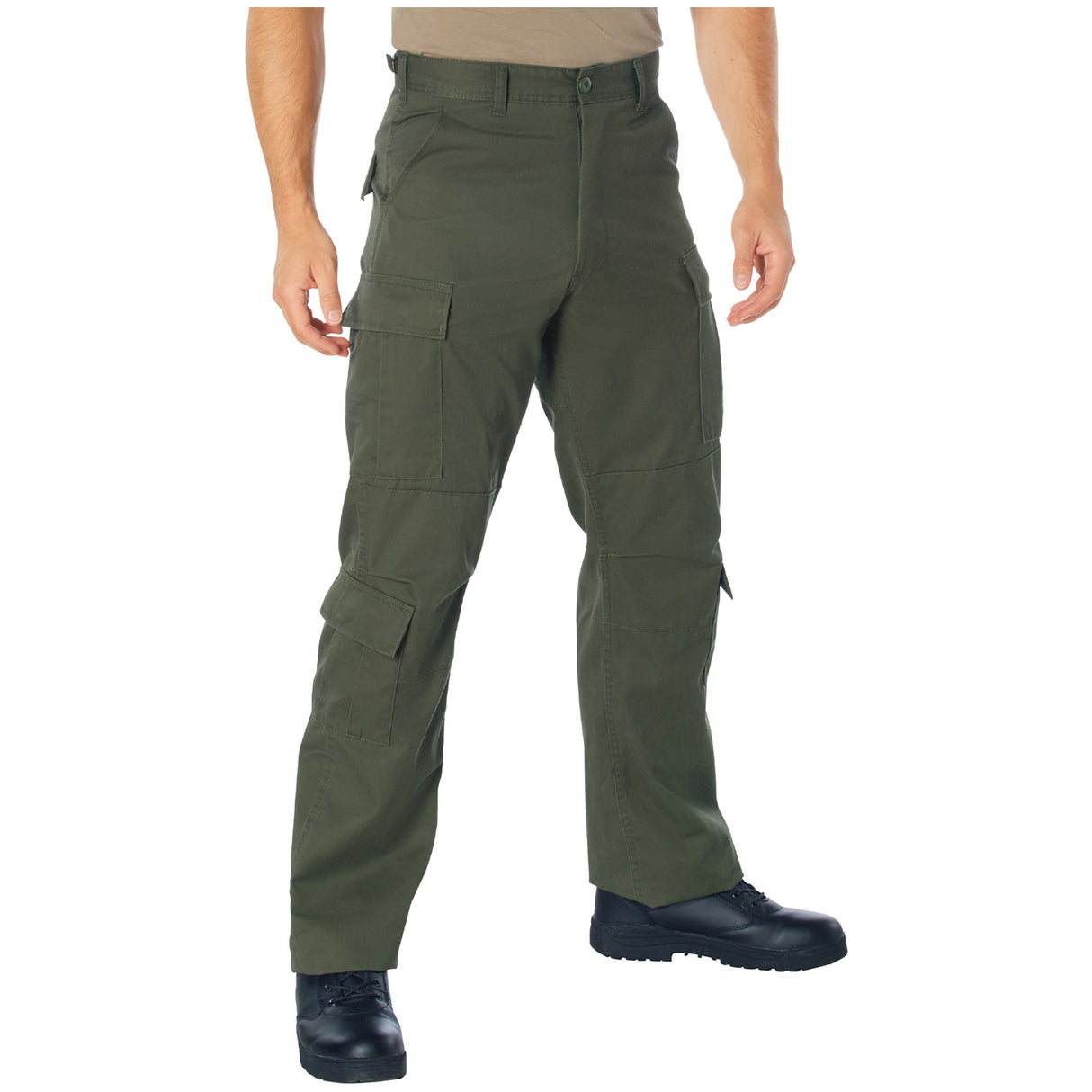 Vintage Olive Drab Paratrooper Cargo Pants