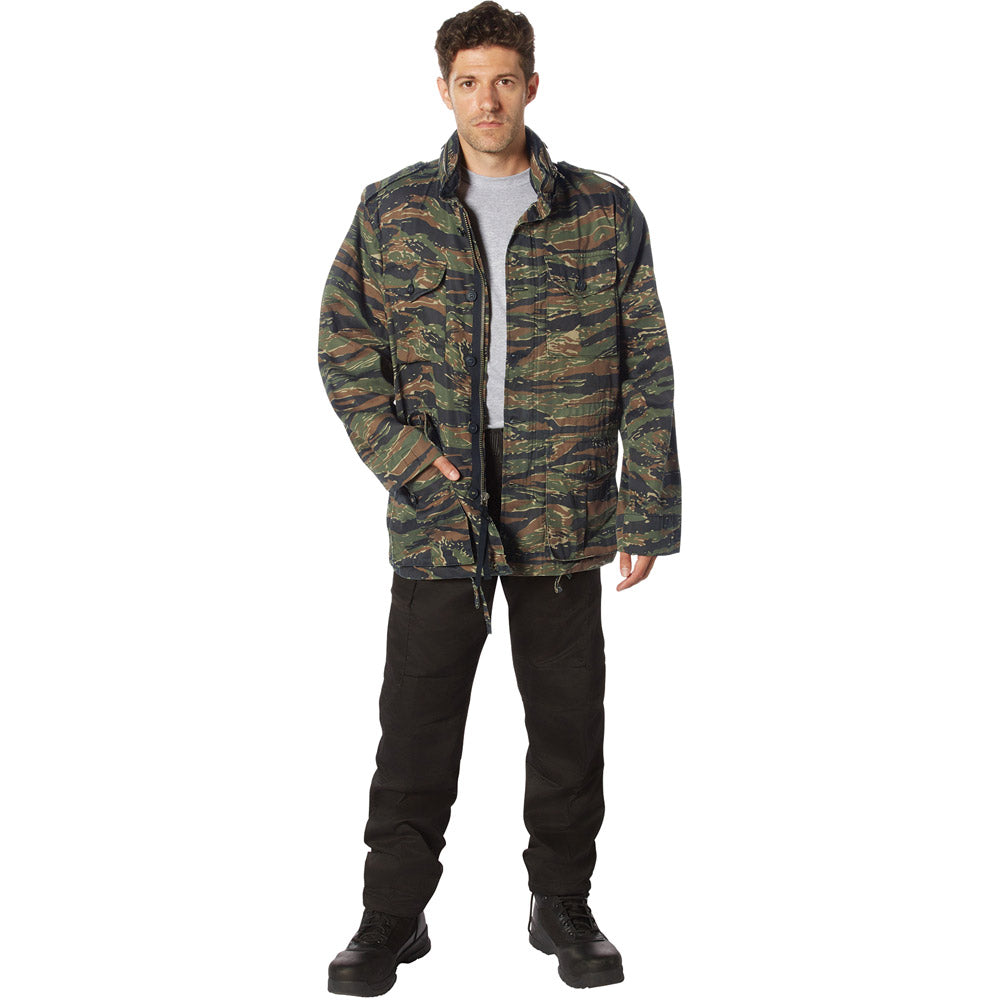 Lightweight Vintage M-65 Camouflage Field Jacket