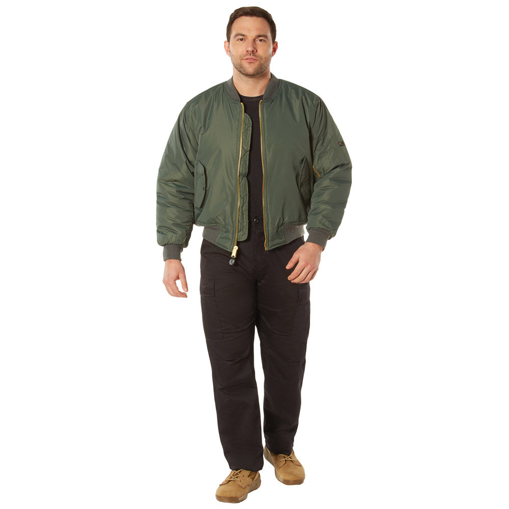Nylon Enhanced Water Resistant MA-1 Bomber Jacket